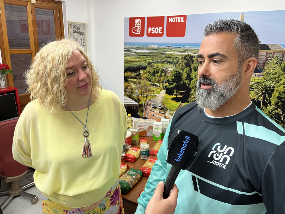 El PSOE de Motril colabora un año más con la Asociación Run&Run en la recogida de alimentos no perecederos para el comedor social de Jesús Abandonado 